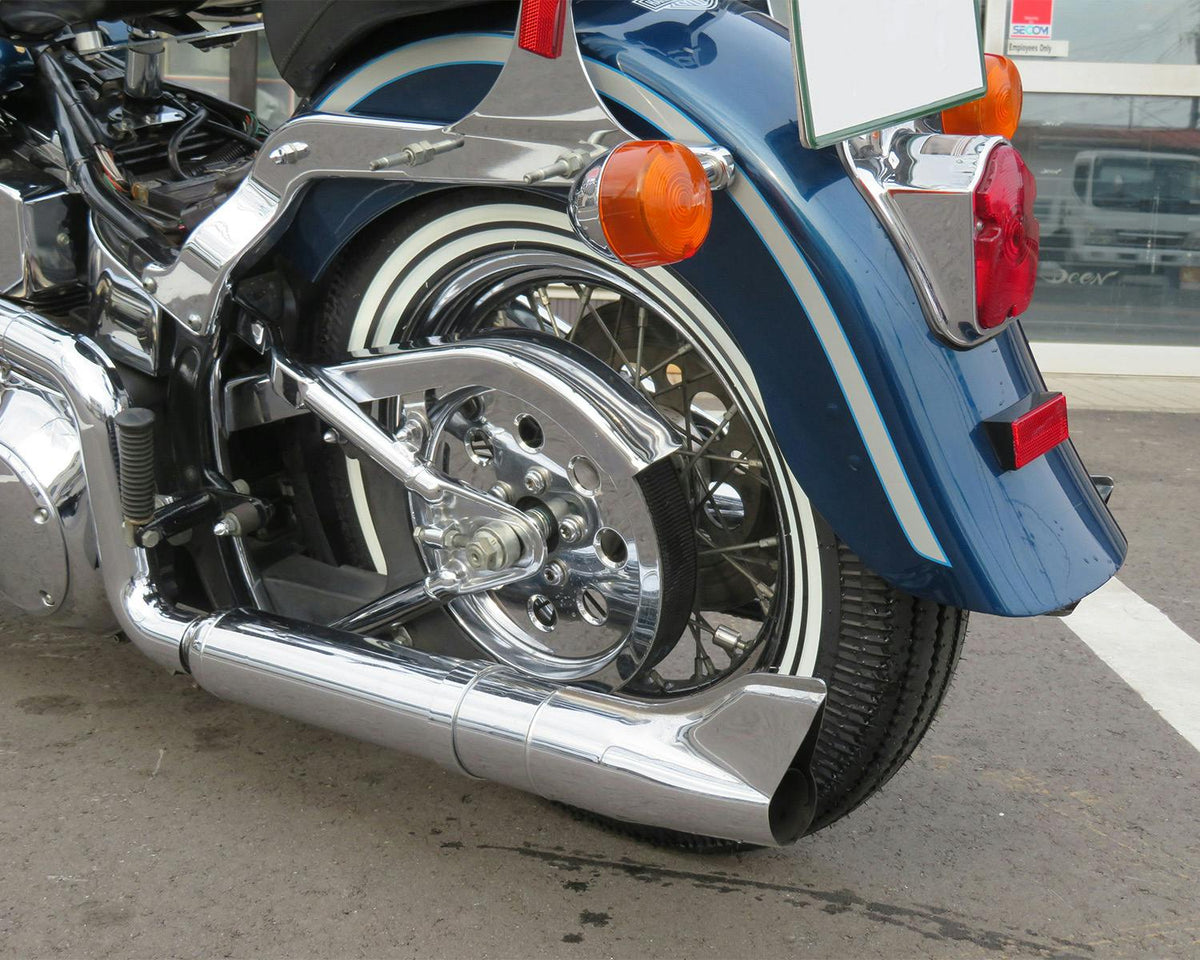 SHINKO E270 Double White Stripe Super Eagle Vintage Motorcycle Tire - 5.00-16 72H Front or rear | 50162702 — product view 6