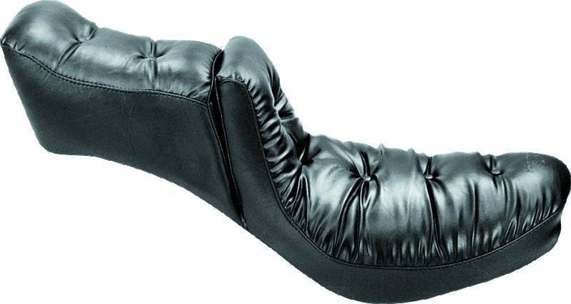 Mustang Seats 23-24 HD CVO Rd Glide(ST), 2024 Rd Glide and Str Glide Touring Solo 座椅 - 黑色/灰色 Stitch|89401GM
