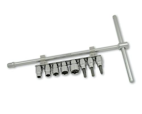 CruzTOOLS Sliding T-Handle Driver Set - 3/8 in. drive, 12 in. length | TSDS38