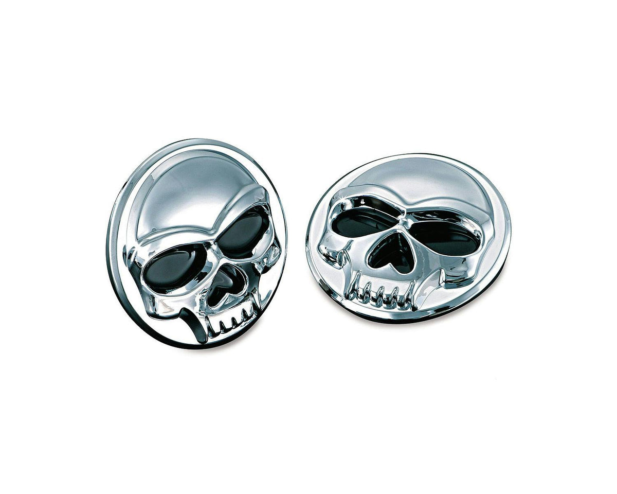 Kuryakyn Zombie Medallions - Chrome, 2-inch Diameter | 1491