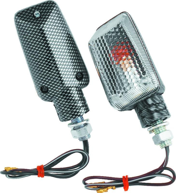 BikeMaster 通用型 Ministalk Marker 燈 Carbon/透明|268041