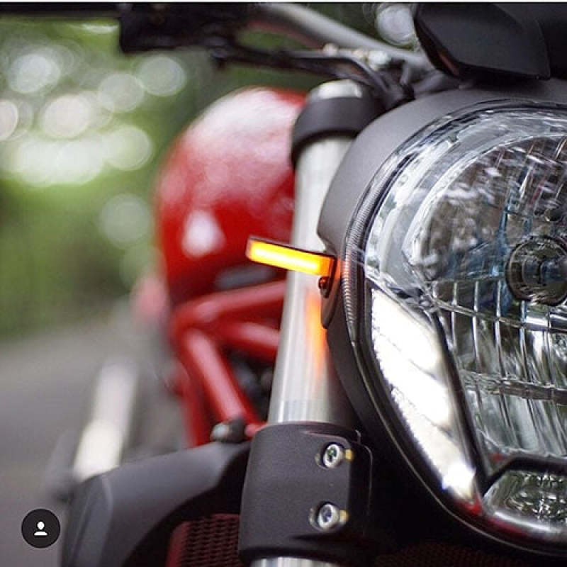 New Rage Cycles 16+ Ducati Monster 1200 R 前側 方向燈|1200R-FS