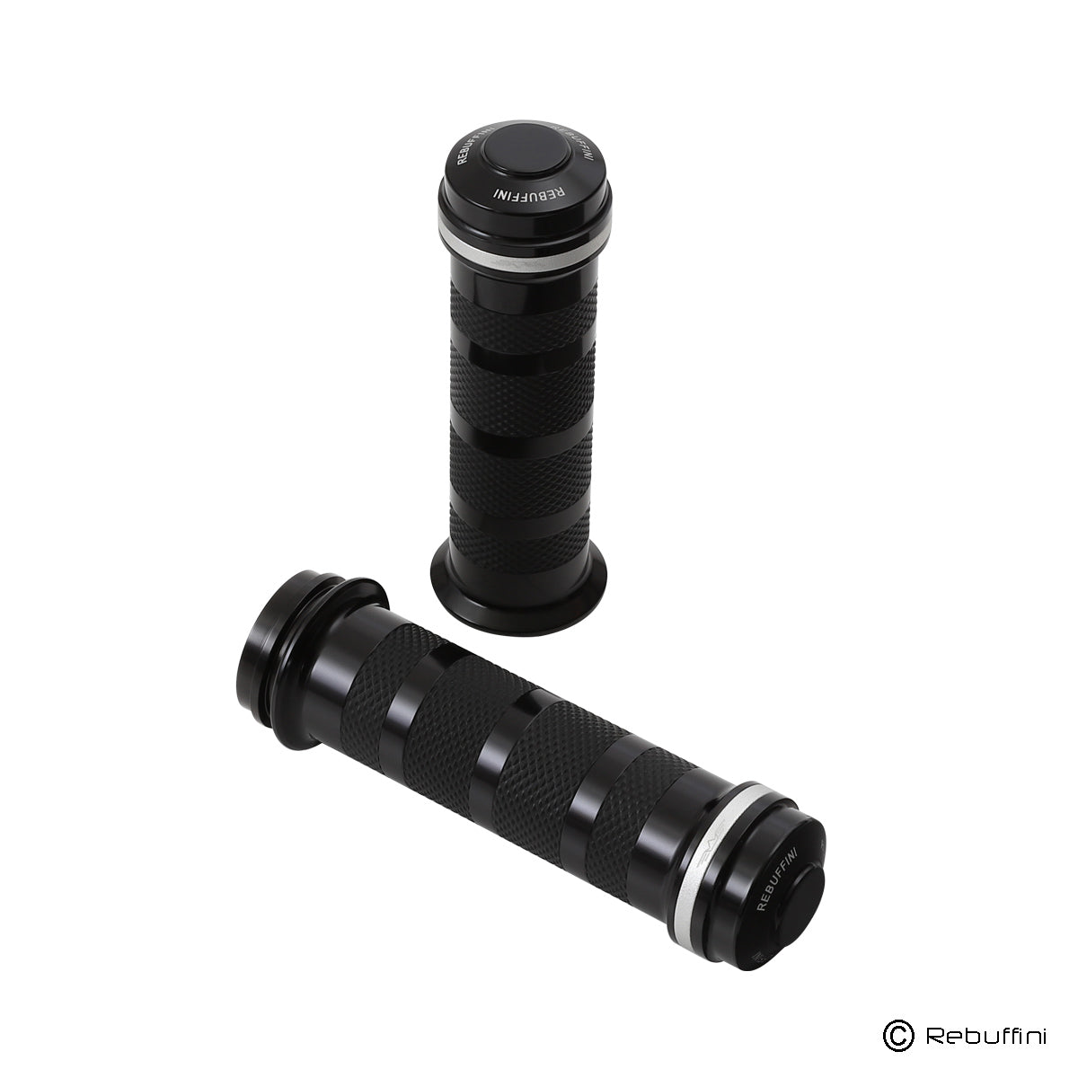 Rebuffini Performance Wheelie TBW Grips | 000702 Series / 黑/銀