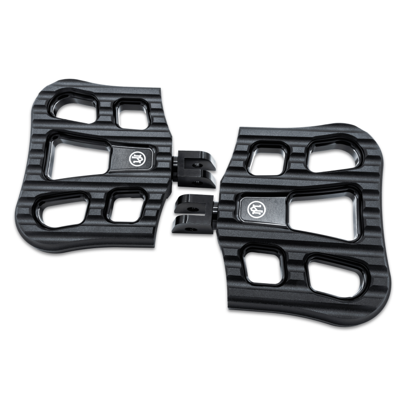 Performance Machine 18-24 M8 Softail 腳踏板 總成 迷你 騎士用 Drifter - Black Ops|0036-1027-SMB