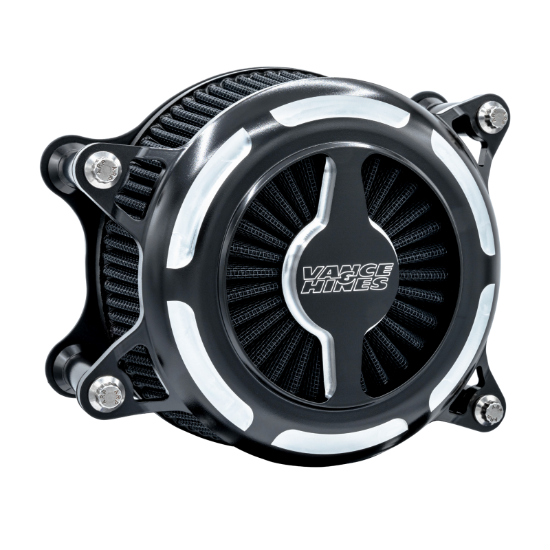 Vance & Hines VO2 Blade 黑色對比切削進氣套件|Touring/Softail 40395