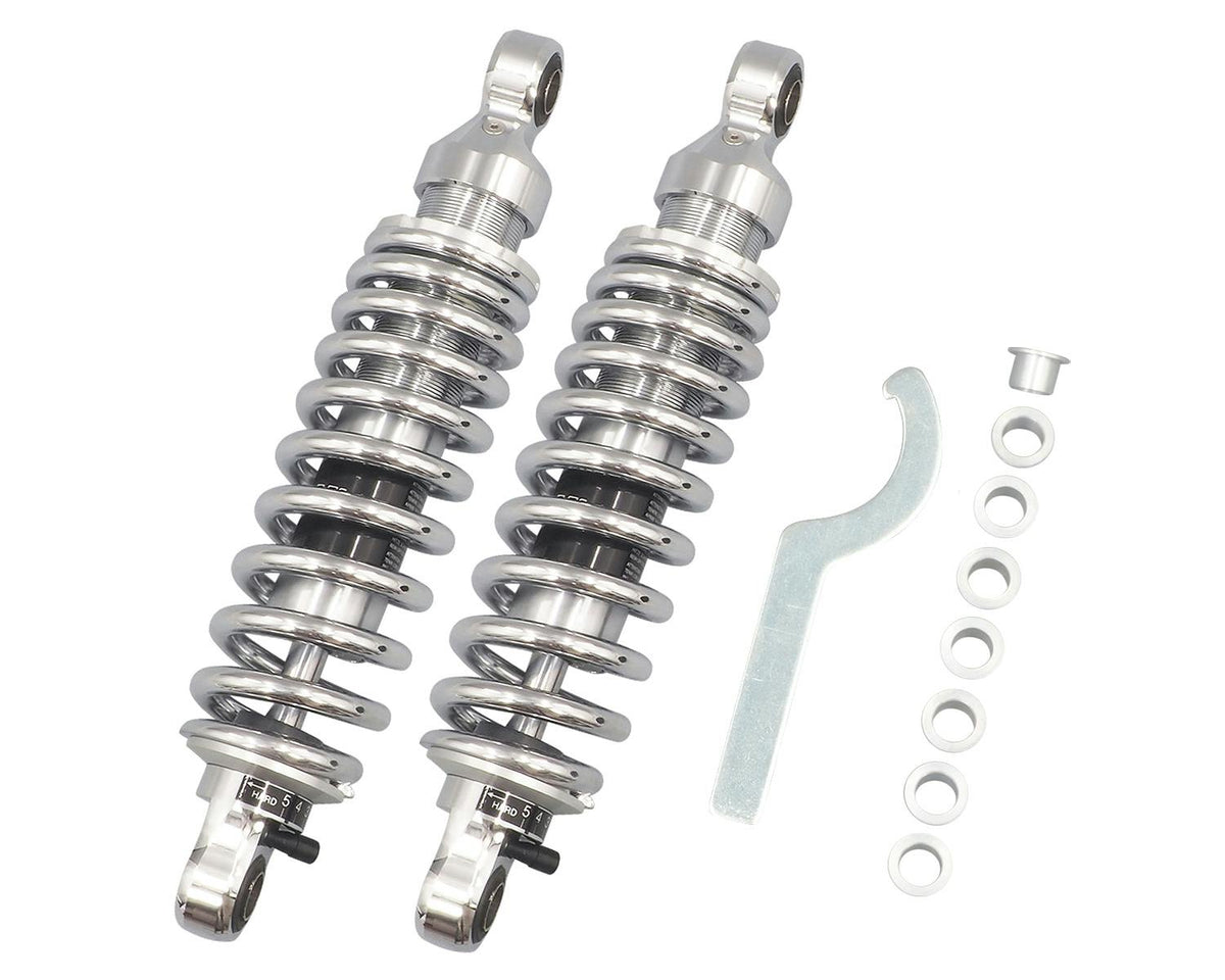 Bitubo WME Rear Shock Absorbers - 316 mm / Chrome Edition | HD051WME03