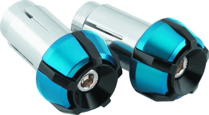BikeMaster Anti-Vibration Bar Ends - 黑色/藍色|152153