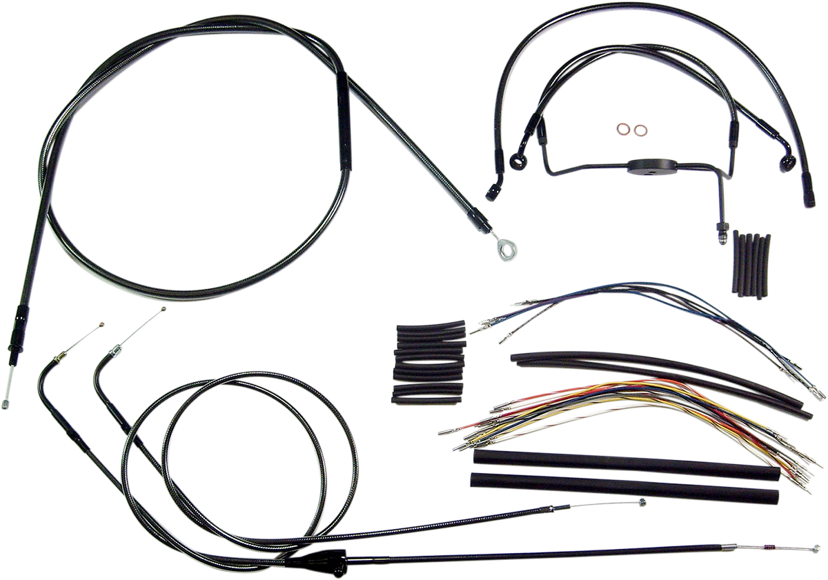 Magnum Shielding 0662-0271 黑色 Pearl Designer 車把安裝套件-15"-17"-'17-'20 FLTR