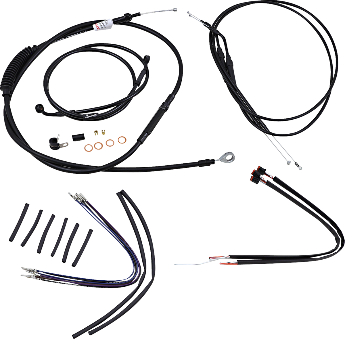 Burly Brand Handlebar Control Kit for 2014–2015 XL | 14 in. | 0610-1657