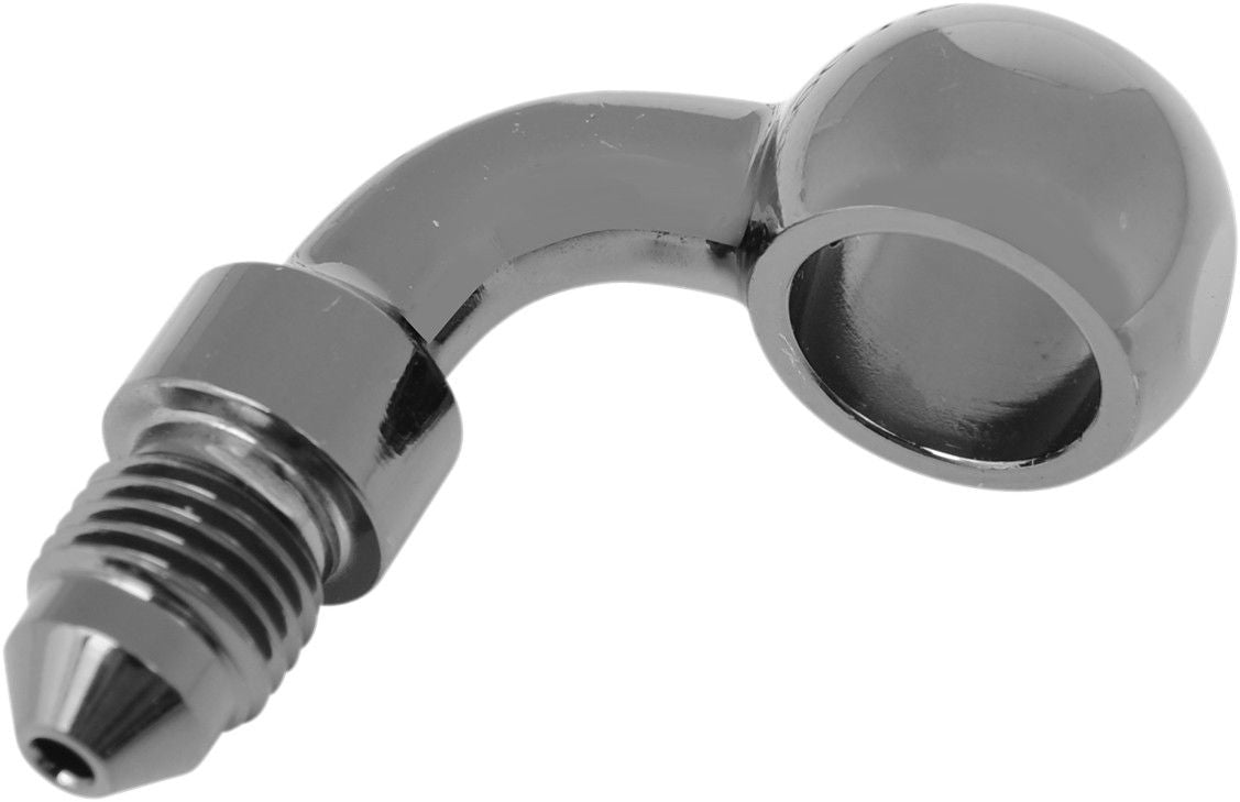 Drag Specialties 1742-0018 Banjo 7/16 x #3 Male 90 BK