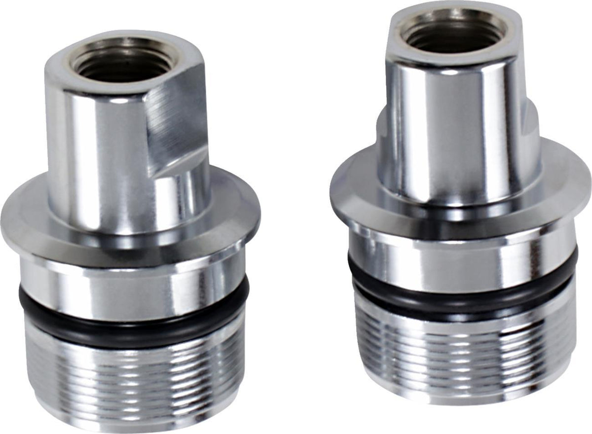Drag Specialties CHROME FORK TUBE PLUGS - DRG-DS-222774