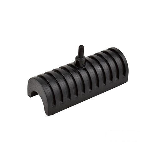 MotoTown 4-Piece Lower Saddlebag Rubber Bumper Set - Black, OEM 90764-93