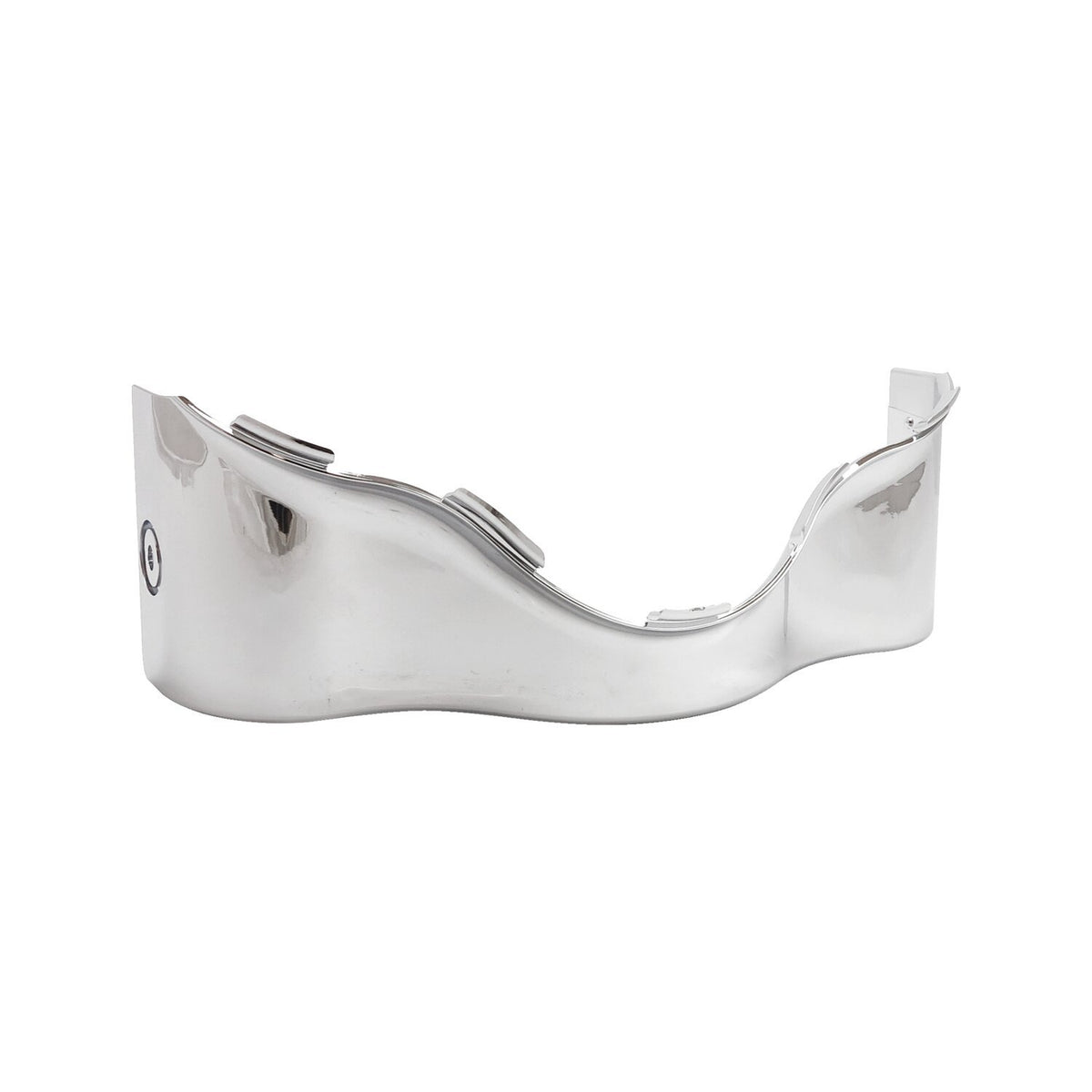 MotoTown Lower Outer Batwing Fairing Trim Skirt - Chrome for 2014-2021 Batwing Touring