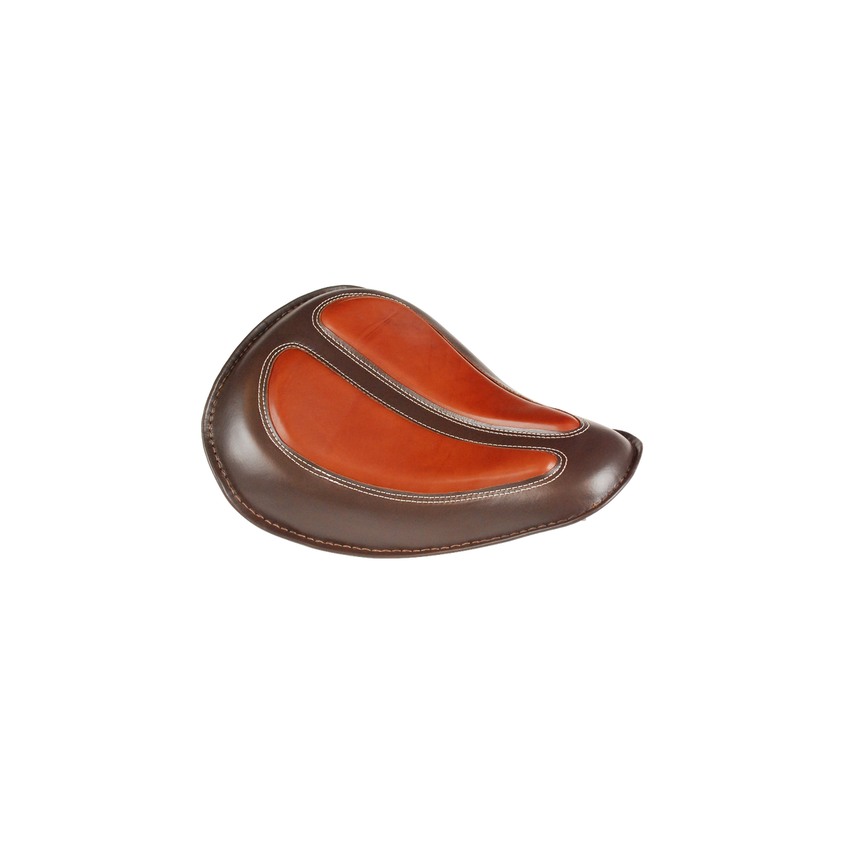 MotoTown Brown Solo Spring Saddle (FG-020006)