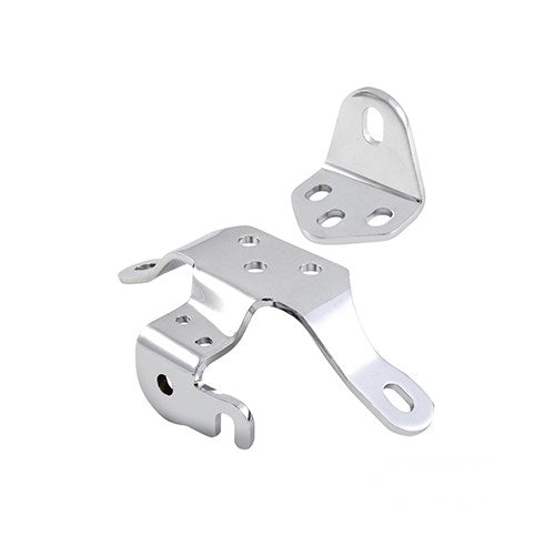 MotoTown Top Motor Mount, With Choke Cable Mount, Chrome for 2006 Softail