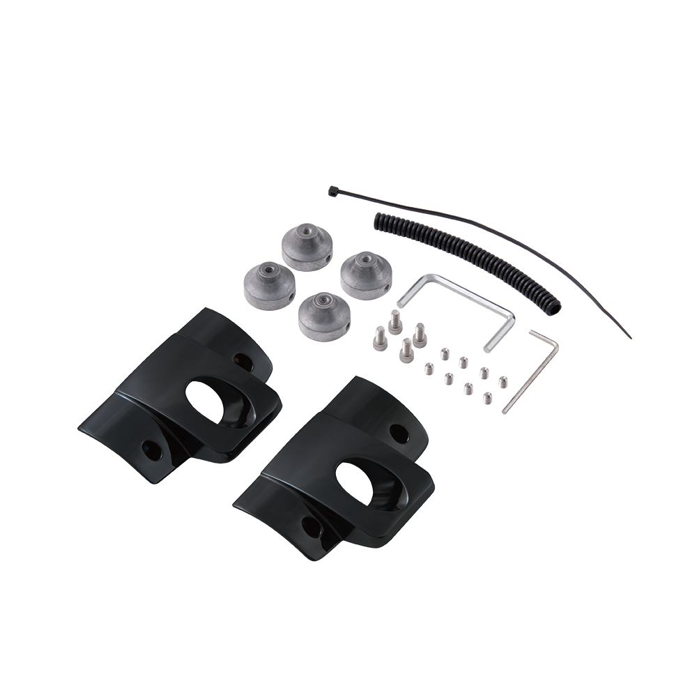 MotoTown Head Bolt Bridge, Smooth, Black for 2004+ XL - FG-050062