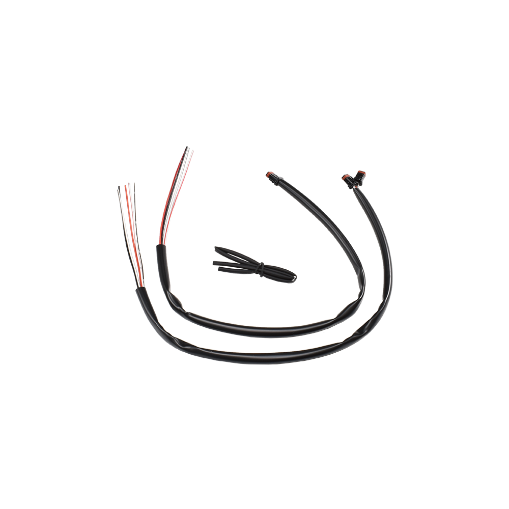 MotoTown 20 in. Extended Hand-Control Wiring Kit for 2012-17 Dyna / 2011-13 Softail / 2014-18 XL - FG-080287