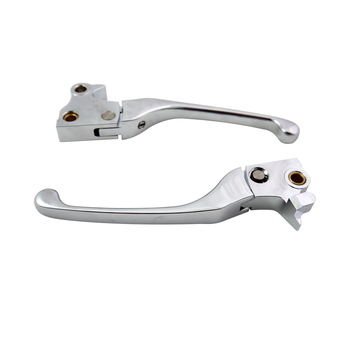 MotoTown Adjustable Hand Lever Set, Chrome for 2004-2013 Sportster XL - FG-100040