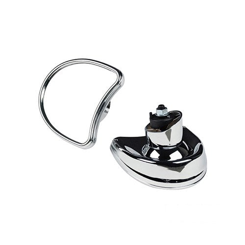 MotoTown Mirror Set, Fairing Mount, Chrome for 2014-2024 FLHT, FLHTK and 2015-2019 FLHTKL