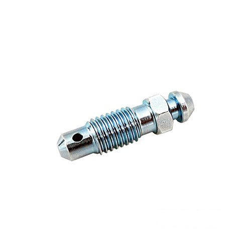 MotoTown 5-Pack 1/4-28 Brake Bleeder Screws - Zinc Plated for 1958-1979 H-D / PM Calipers