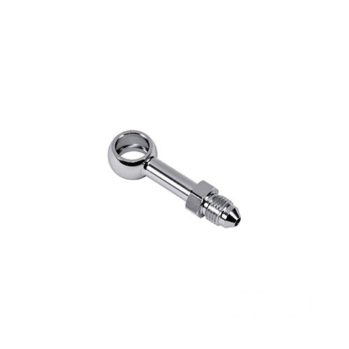 MotoTown Banjo Bolt & Fitting, Brake, 7/16 0, Chrome, 7/16 in. Banjo 0