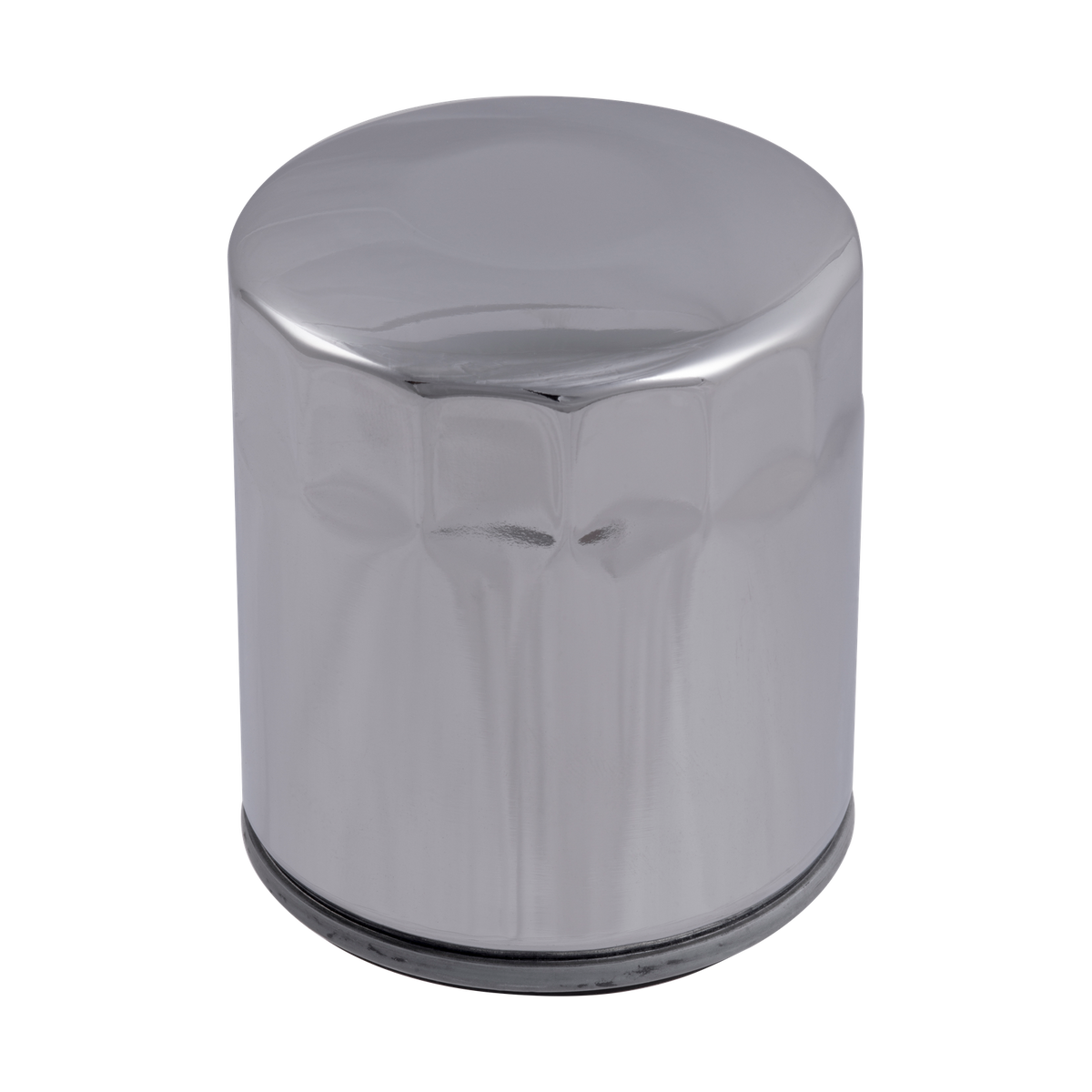 MotoTown 5-Micron Spin-On Oil Filter, OEM 63798-99 / 63798-99A - Chrome for 1999-2017 Twin Cam (FG-130013)