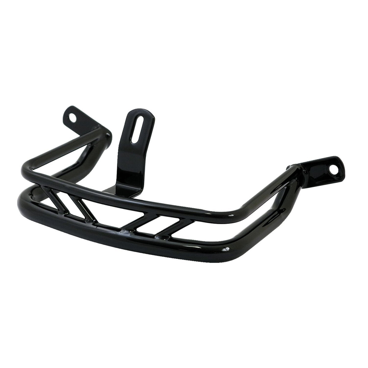 MotoTown Double-V Rear Fender Rail - Black, OEM-Style 91100-94 for 1980-2008 Touring