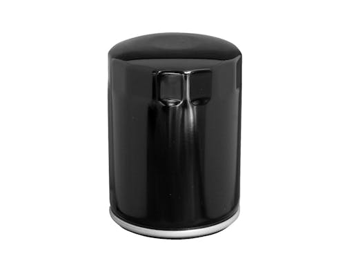 MotoTown 106 mm Long Spin-On Oil Filter - Black for 2017+ Touring and 2018+ Softail