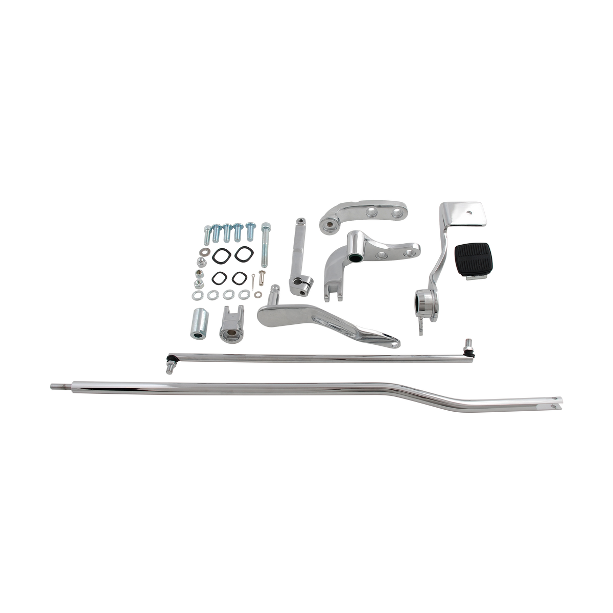 MotoTown Forward Control Kit, Chrome - FG-170005