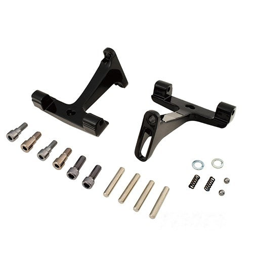 MotoTown Floorboard Mount Bracket, Passenger, Black for 1993-2026 FLT/Touring and 2009-2026 Trikes