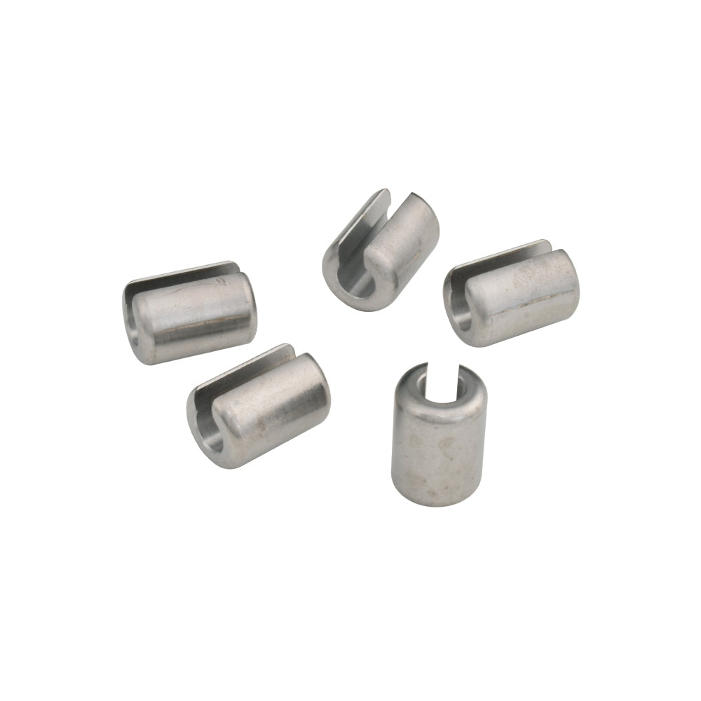 MotoTown 1/2 oz Steel Spoke-Wheel Weight, Chrome - 5 Pack