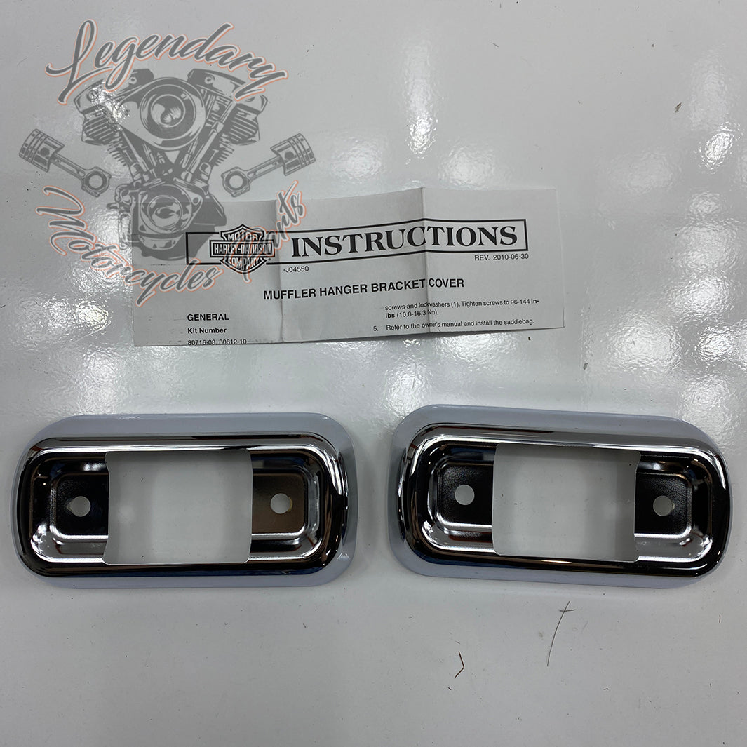 Harley-Davidson 80716-08 COVER,MFLR HANGER,CHRM/FLT