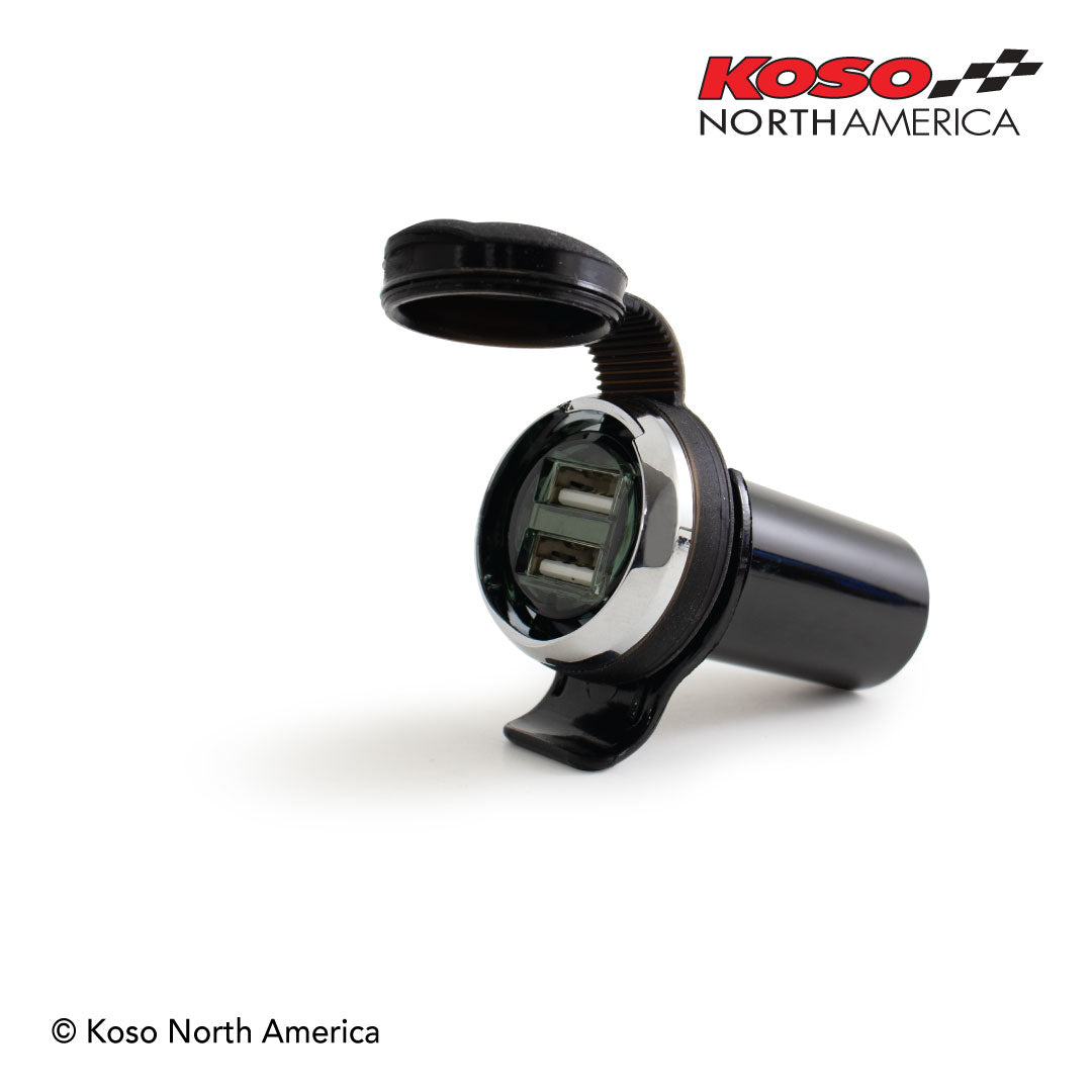 Koso North America KSO-140016 KOSO USB ADAPTER DUAL 2A PORT