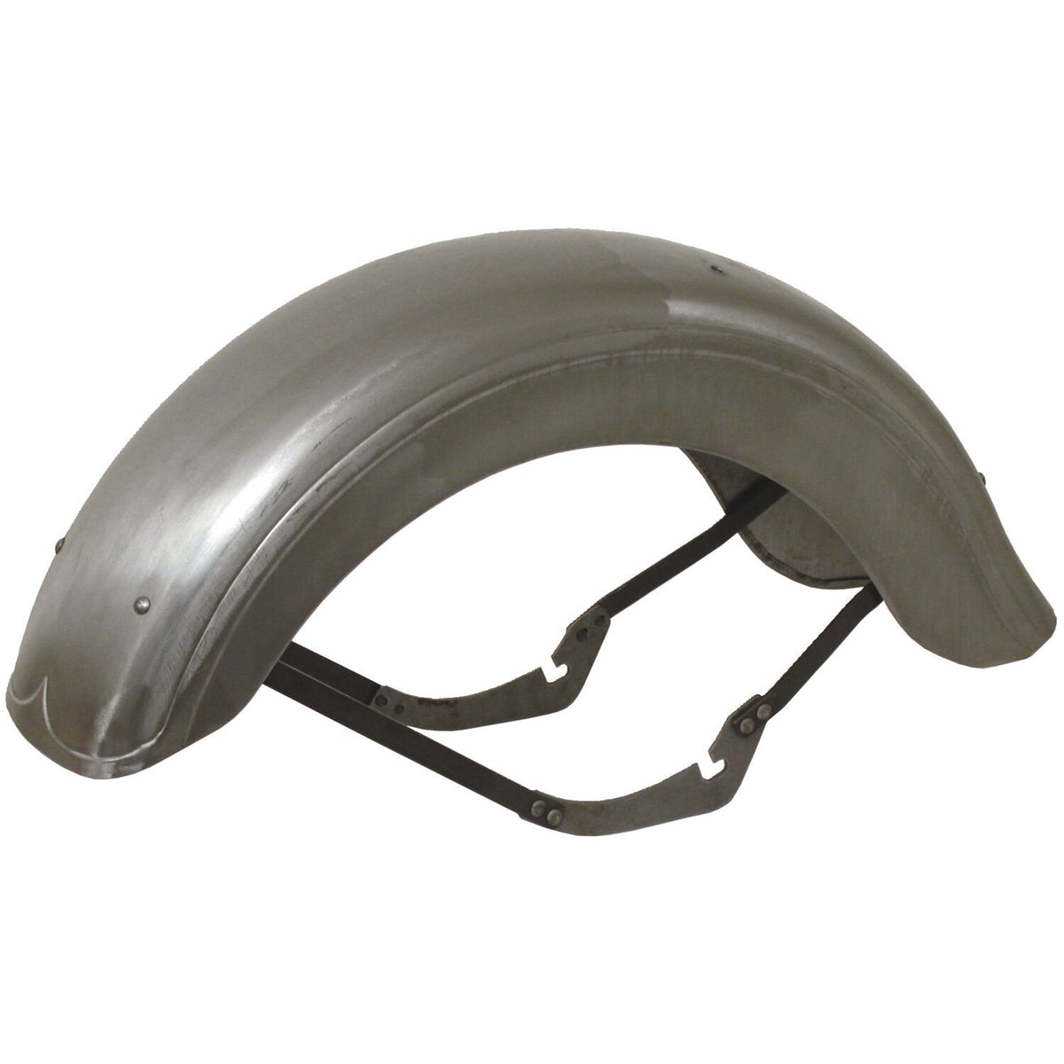 MotoTown Raw-Steel Springer Front Fender for WL 45 in. Flathead