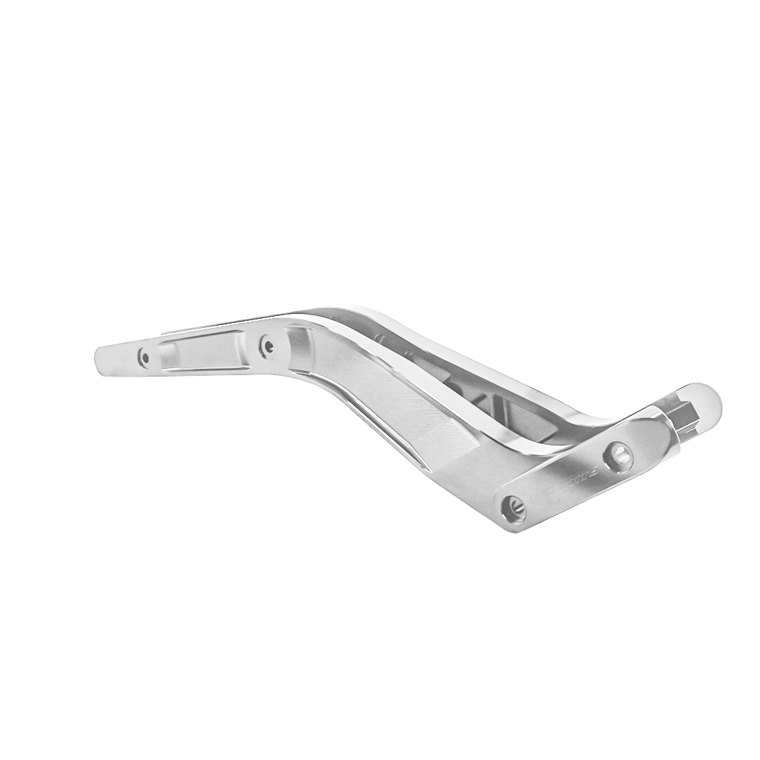 Raceworks PWR990045 V1.1.1 Rear Fender Struts — Raw Machined, without tail-light cutout
