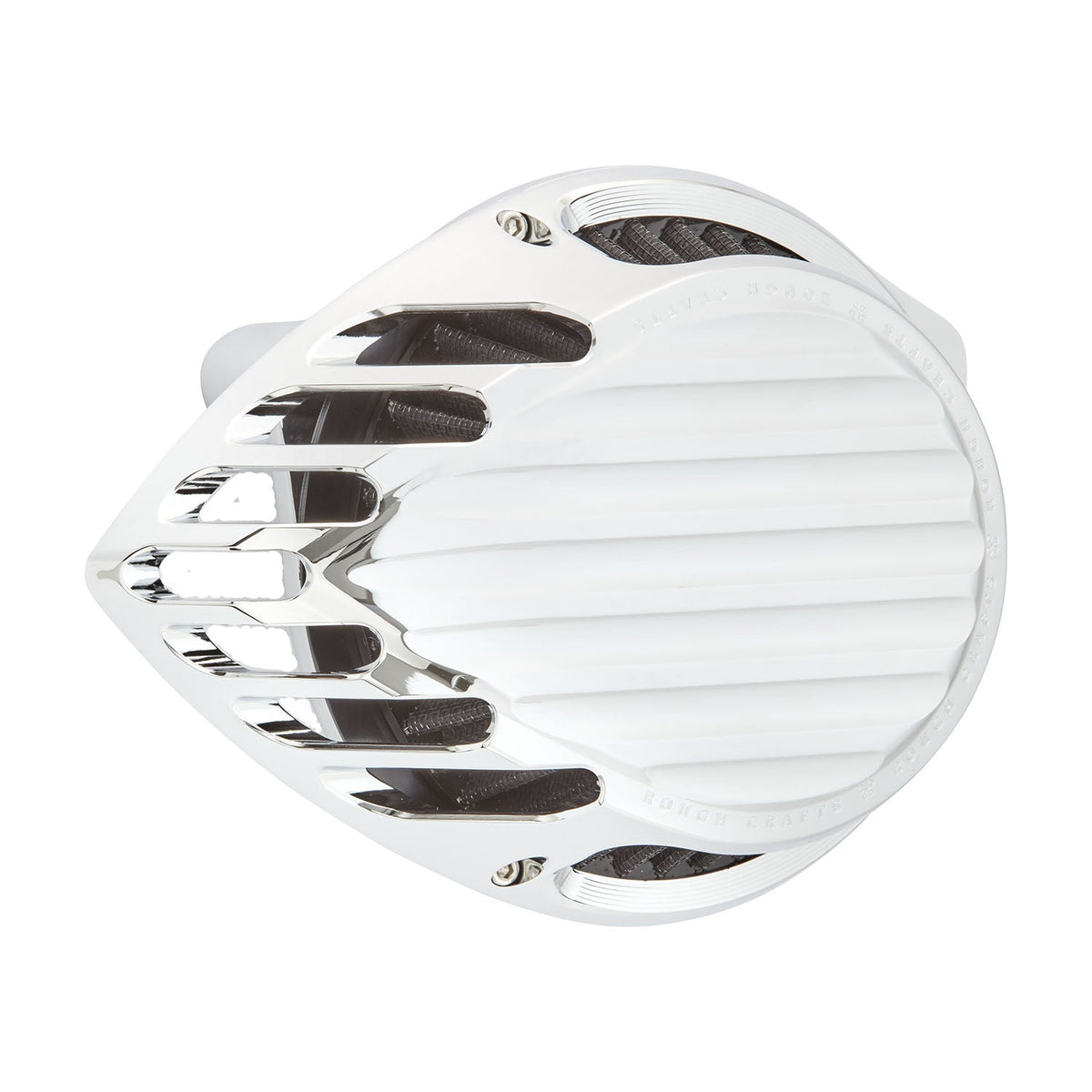Rough Crafts RGC-040088 ROUGH CRAFTS FINNED AIR CLEANER, CHR