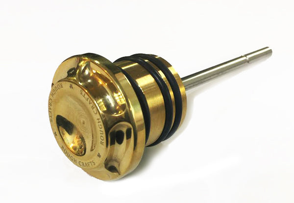 Rough Crafts RGC-130012 GROOVE OIL TANK FILL PLUG BRASS