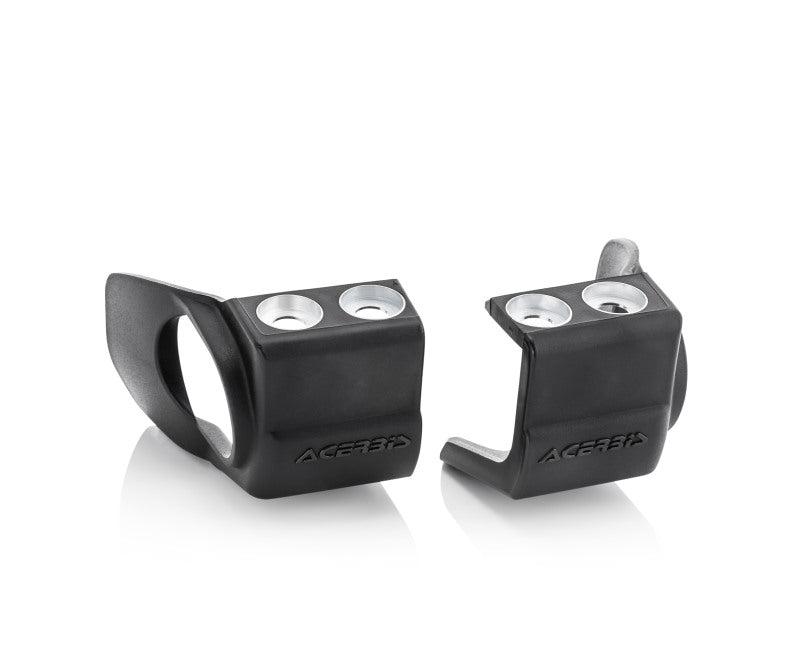 Acerbis 21+ Fantic/ 02+ Yam 125-450 YZ/ FX /X / YZF / WR250F/450F Fork Shoe Protectors - 黑色|2709700001