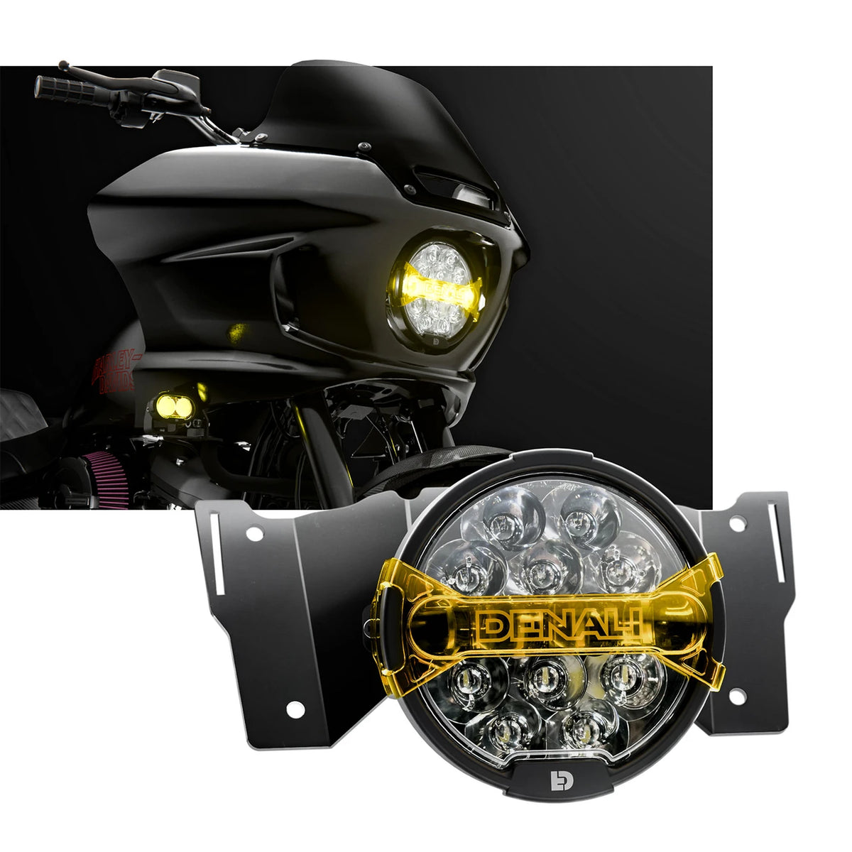Kraus Motor EOS Low Rider ST Denali D14 頭燈套件