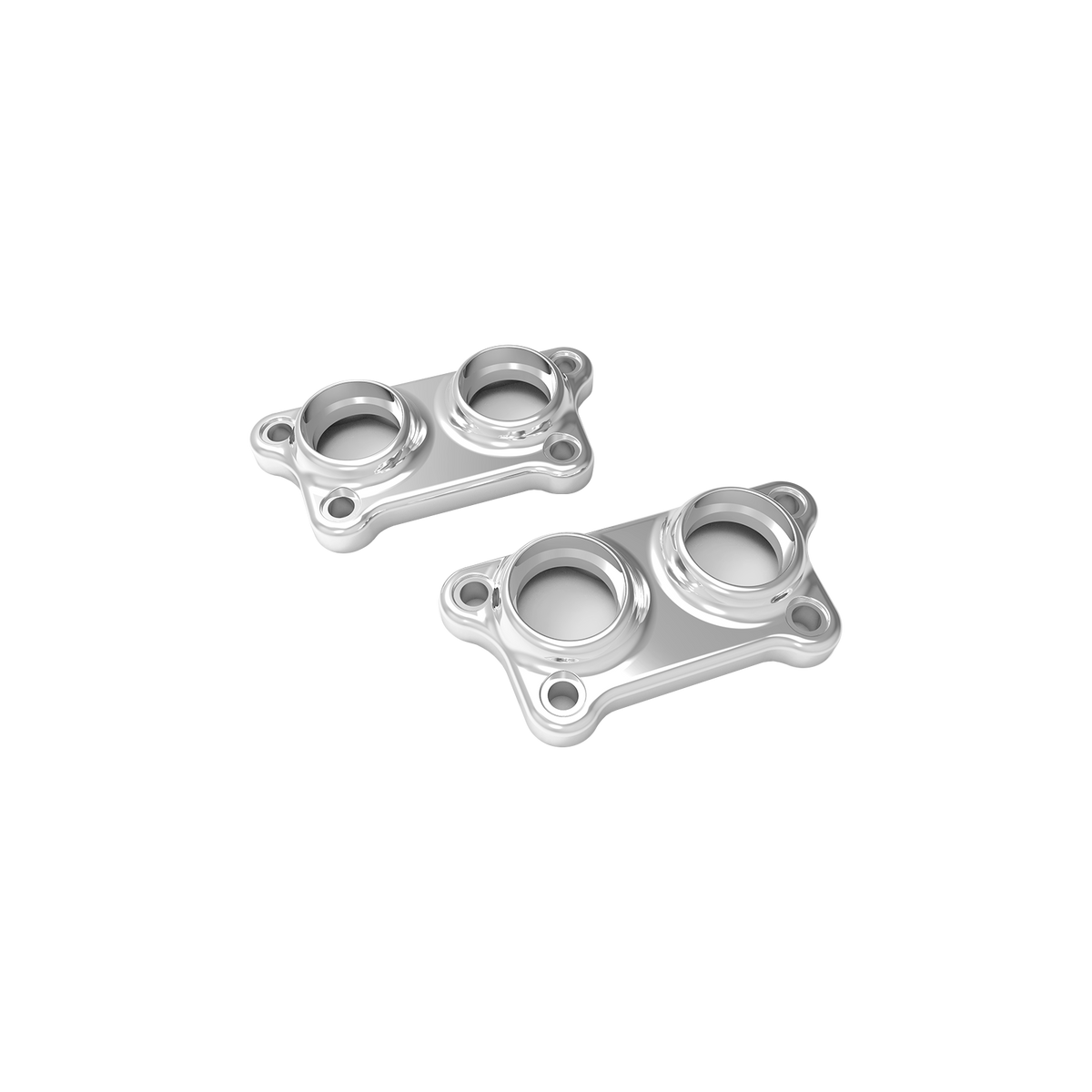 MotoTown Tappet Cover Kit, Chrome for 2004-2020 Sportster XL