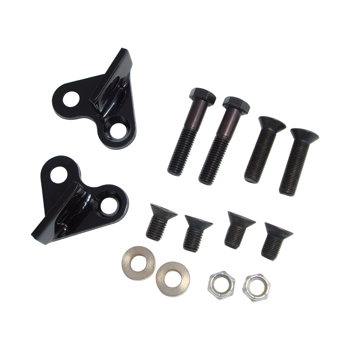 MotoTown Rear Lowering Kit - Black for 1997-2001 FLHT and FLHR