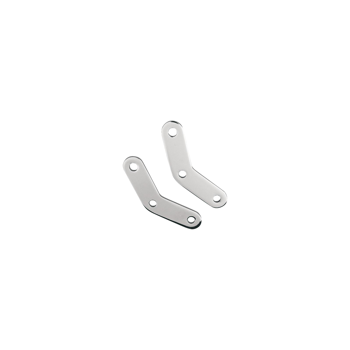 MotoTown Passenger Peg Relocation Kit, Chrome for 1984-1999 Softail