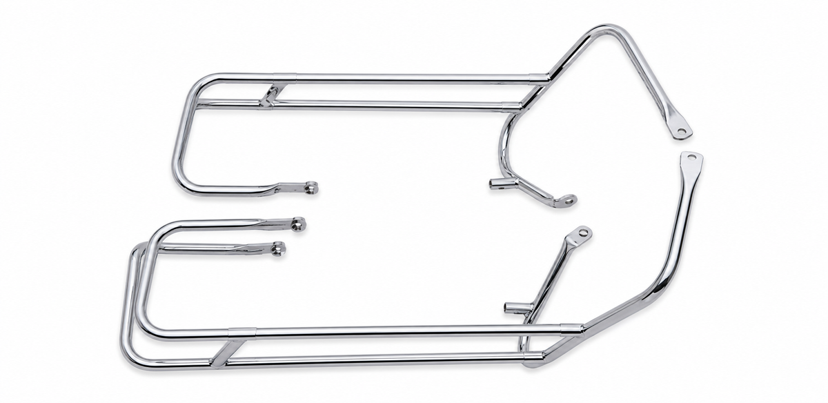 Harley-Davidson 90892-09 Chrome Saddlebag Guard Kit