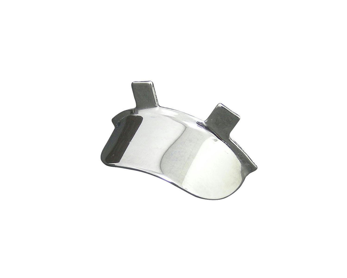 Neofactory 000100 chrome steel bullet turn signal visor, one piece