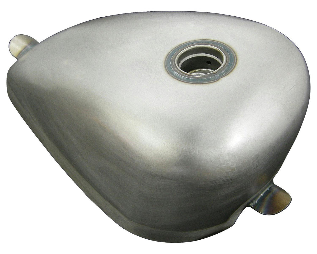Neofactory 001741 raw-steel low-tunnel tank, right screw-cap opening / 右側螺牙式油箱蓋接口