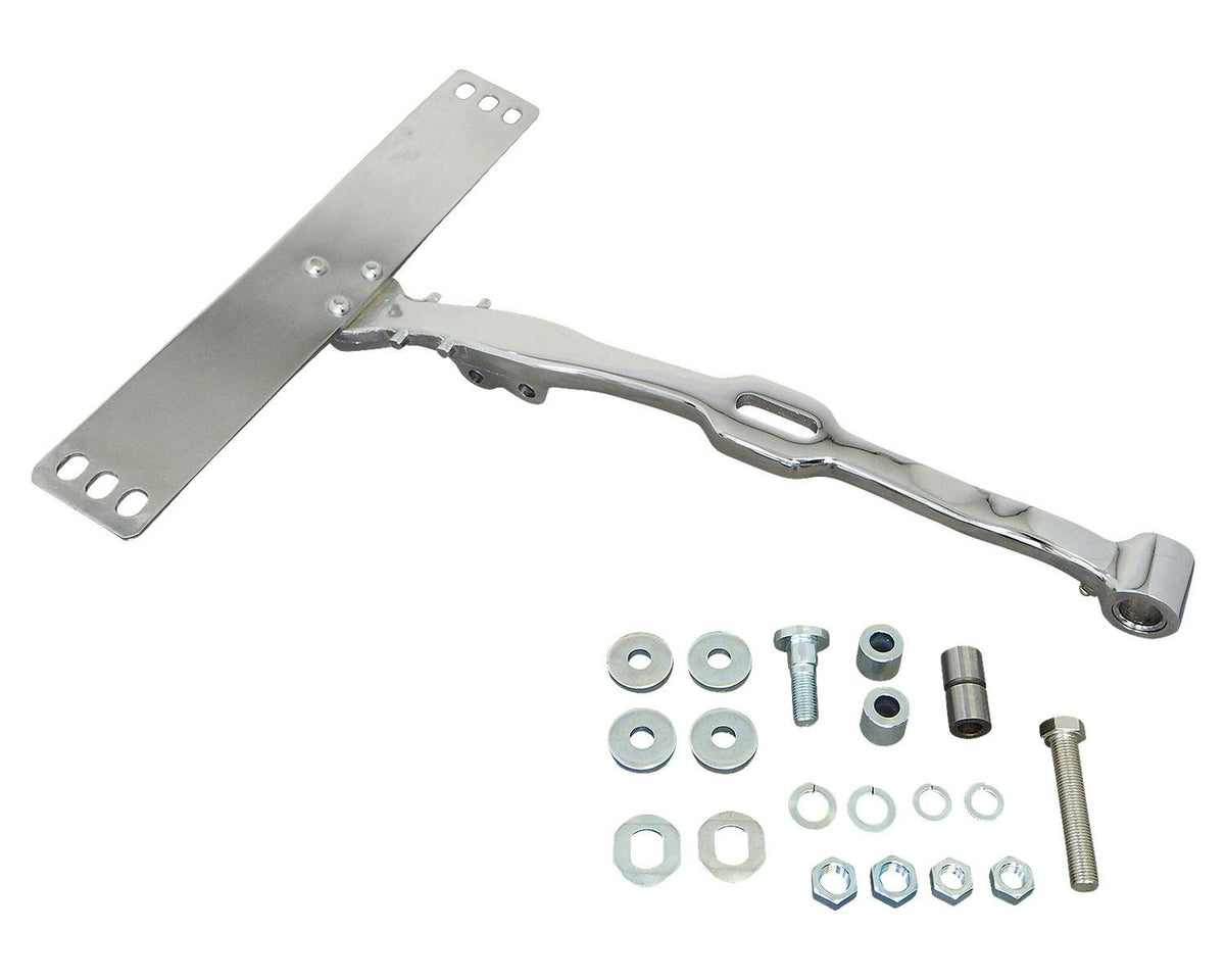 Neofactory 021735 chrome steel Buddy seat bracket kit for FL 1965-1980 and G 1965-1972