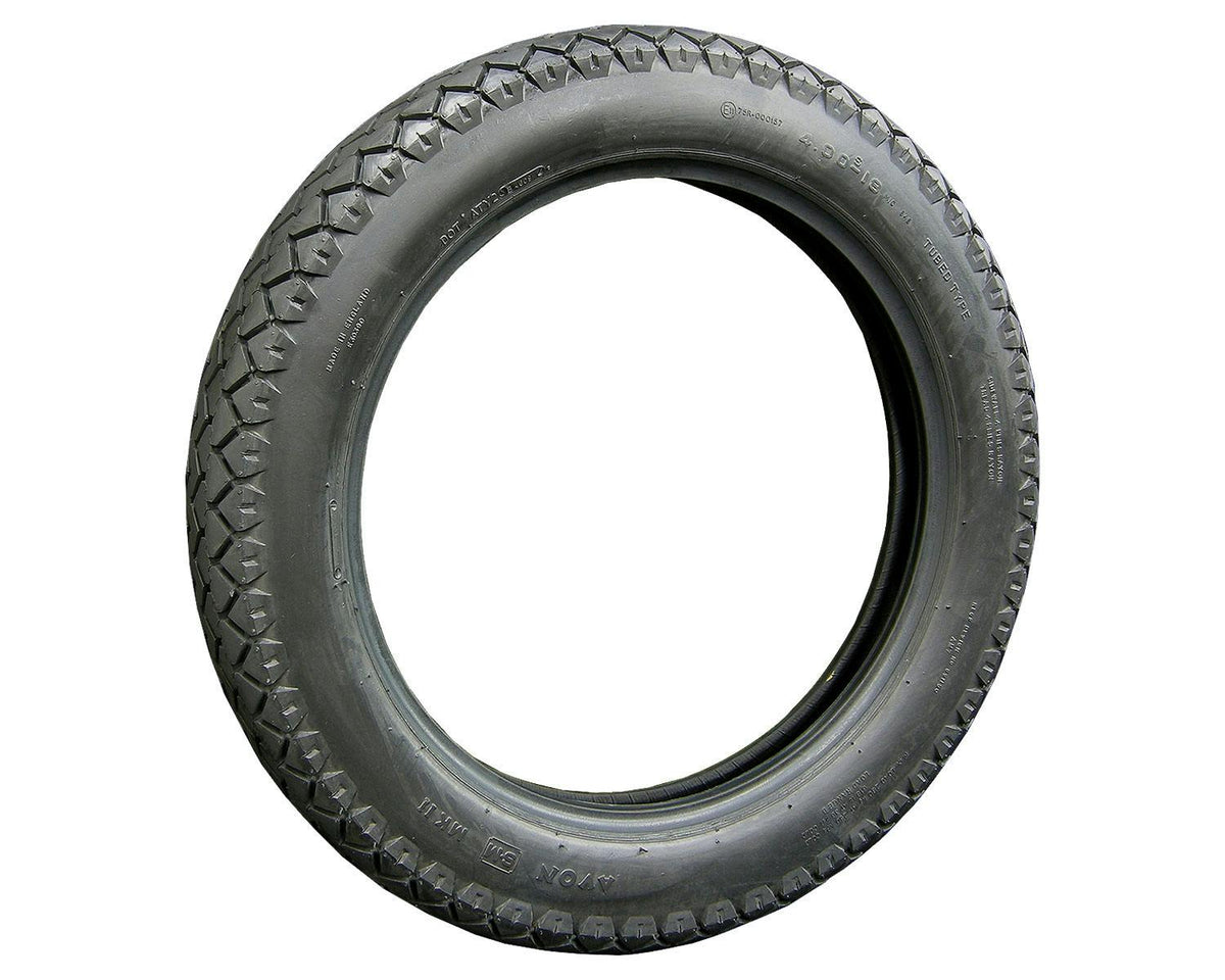 Avon Tyres Safety Mileage MKII AM7 後輪 輪胎 - 4.00-18 64S | 90000000601，商品視角 1