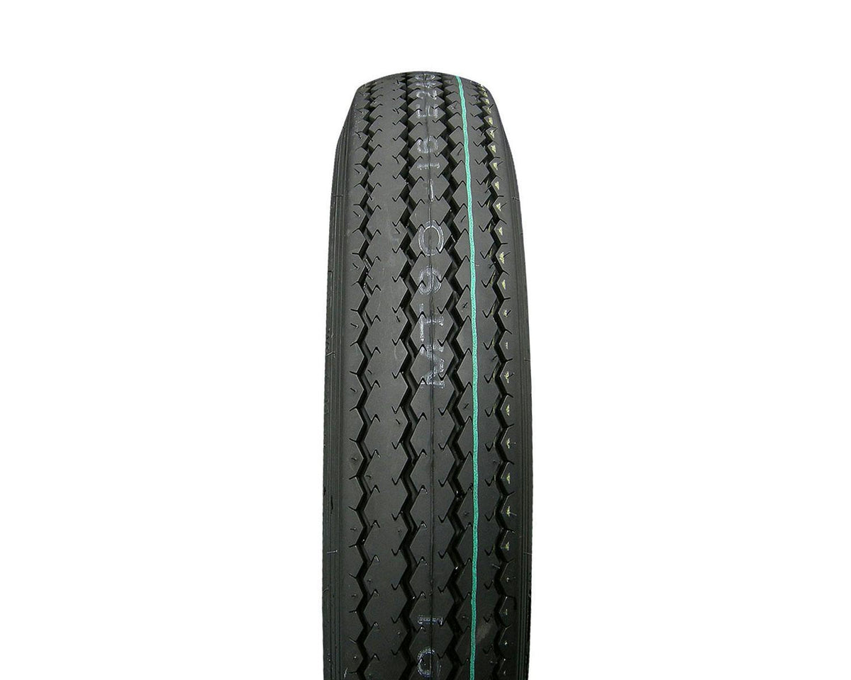 SHINKO E240 Classic MT90-16 Whitewall Tire — product view 2