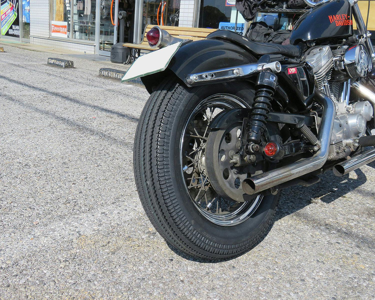 SHINKO E270 黑色 Super Eagle 復古機車輪胎 - 5.00-16 72H 前輪或後輪 | 50162700，商品視角 3