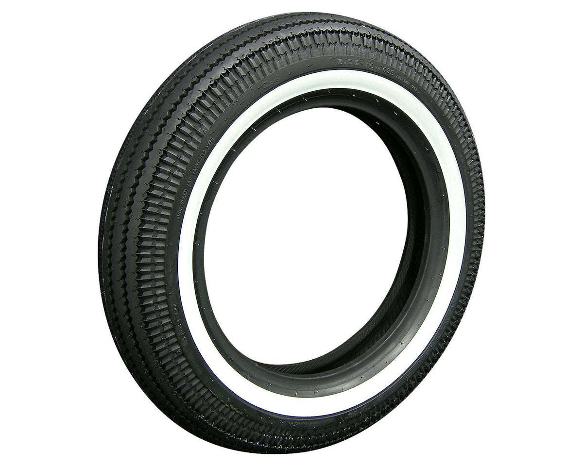 SHINKO E270 白邊 Super Eagle 復古機車輪胎 - 5.00-16 72H 前輪或後輪 | 50162701，商品視角 1